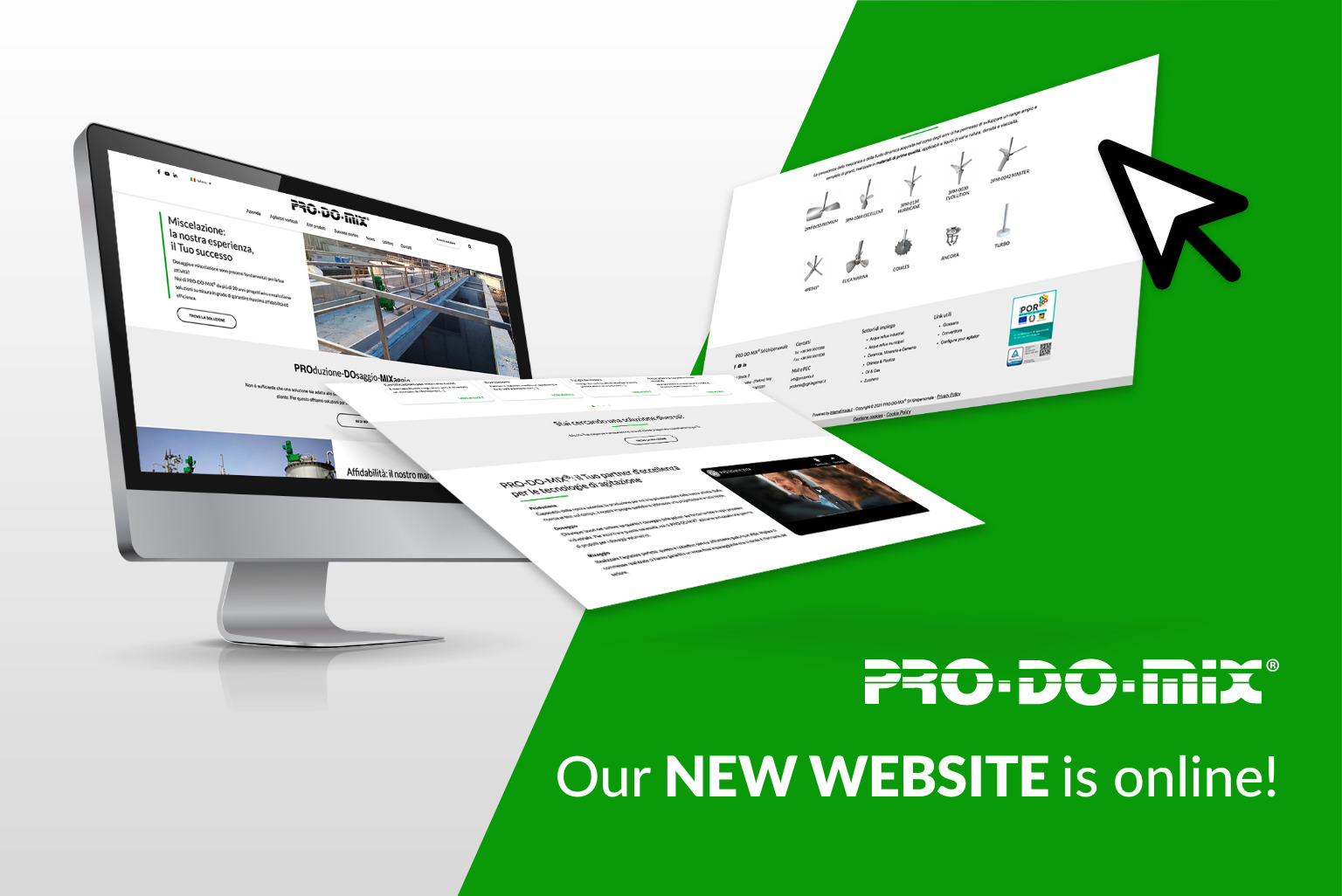 PRO-DO-MIX uploads its new website!