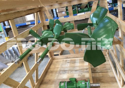 PVC shaft agitator shaft