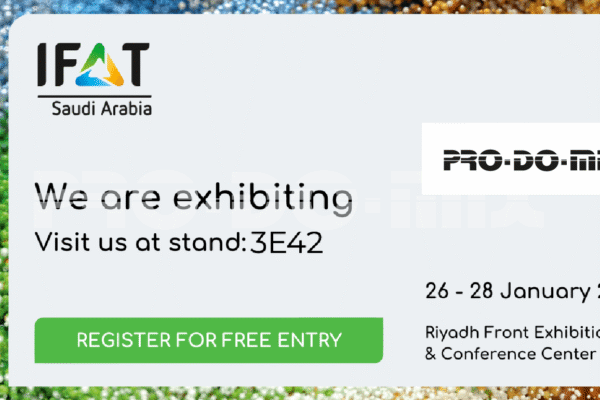 PRO-DO-MIX<sup>®</sup> at IFAT Saudi Arabia 2026: solutions for water treatment