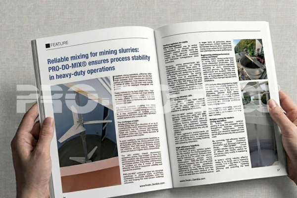 PRO-DO-MIX vertical agitators featured on First Mining Zambia